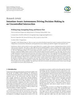 Intention-Aware Autonomous Driving Decision