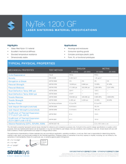 NyTek 1200 GF - Stratasys Direct Manufacturing