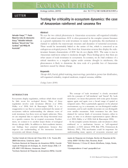 the case of Amazonian rainforest and savanna fire