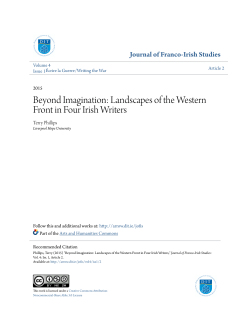 Beyond Imagination: Landscapes of the Western Front