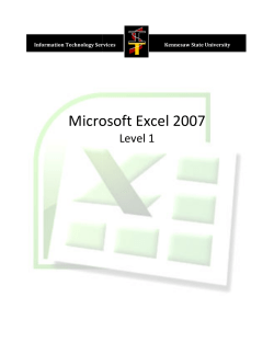 Microsoft Microsoft Excel 2007 2007
