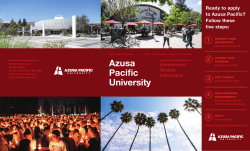 APU General Information Brochure for International Students