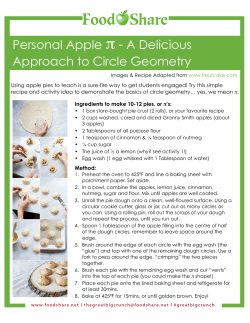 Personal Apple &pi; (Geometry)