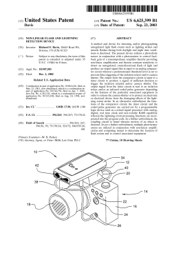 Non-linear flash and lightning detection device