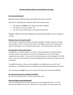 Common Questions Asked to County Child Care