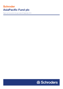 2013 - Schroders