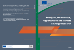 Strengths, Weaknesses, Opportunities And