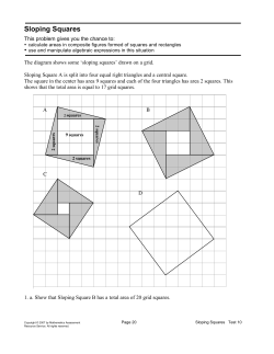Sloping Squares - Noyce Foundation
