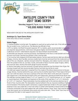 team rules - Antelope County Fair