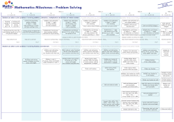 Maths Adventures Ltd`s Draft Maths Milestones A3 size