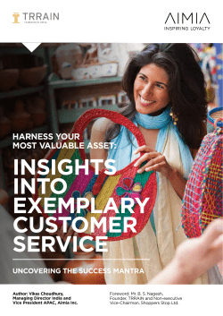 Insights into Exemplary Customer Service