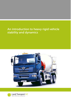 An introduction to heavy rigid vehicle stability and dynamics