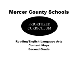 Second Grade - Mercer County Schools
