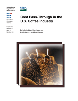 Cost Pass-Through in the US Coffee Industry