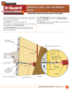 Deflection Joint 1 Inch and Smaller - S12.1A