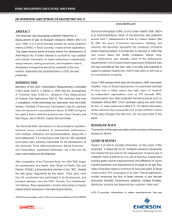 AN OVERVIEW AND UPDATE OF AGA REPORT NO. 9 ABSTRACT