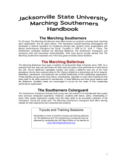 Marching Southerners Handbook