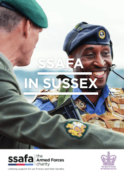 SSAFA IN SUSSEX