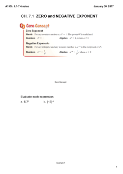 A1 Ch. 7.1-7.4.notes