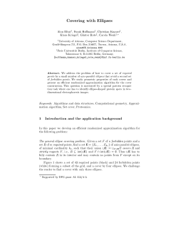 Covering with Ellipses