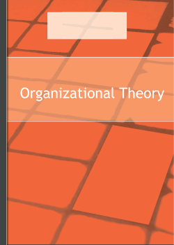 Organizational Theory
