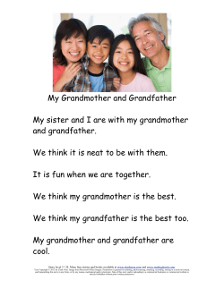 My Grandmother and Grandfather