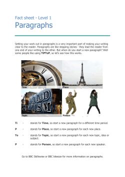Paragraphs PDF File