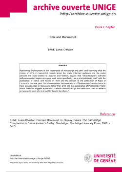 Book chapter - Archive ouverte UNIGE
