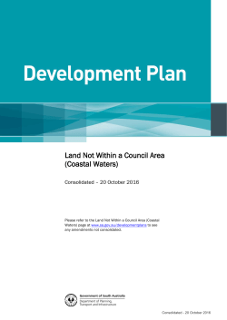 Land Not Within a Council Area (Coastal Waters