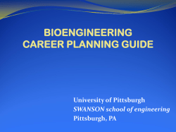 bioe career planning guide - Swanson School of Engineering