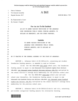 Act 743 - Arkansas General Assembly