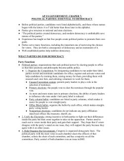 ap us government: chaper 7