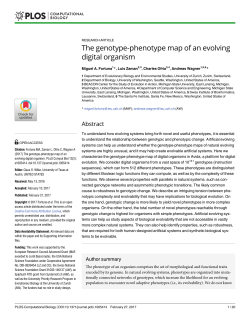 The genotype-phenotype map of an evolving digital organism