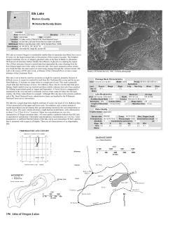 1985 Atlas of Oregon Lakes Page