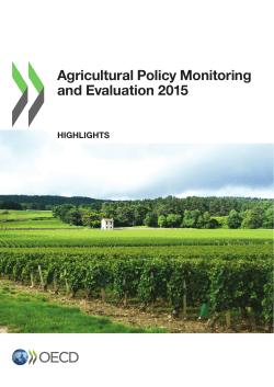Agricultural Policy Monitoring and Evaluation 2015