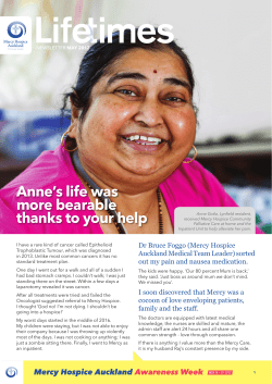 Anne`s life was more bearable thanks to your help
