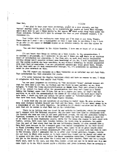 Dear Hal, 11/5/90 I was glad to hear your voice yesterday, als4t on a