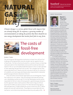 Natural Gas Briefs, No3, March 2017