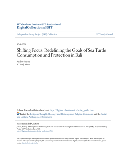 Shifting Focus: Redefining the Goals of Sea