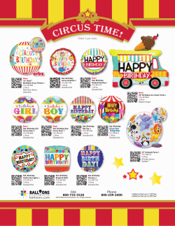 CirCus Time! - Balloons Everywhere