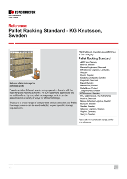 KG Knutsson, Sweden - Constructor Danmark A/S