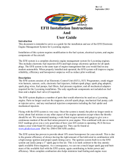EFII Installation Manual