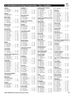 2009 MSHSAA Wrestling Championships -