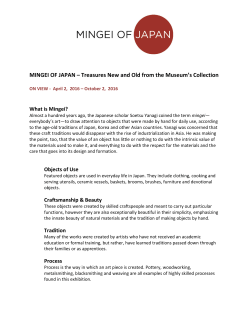 MINGEI OF JAPAN - Mingei International Museum