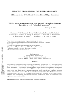 IS532: Mass spectrometry of neutron-rich chromium isotopes into the