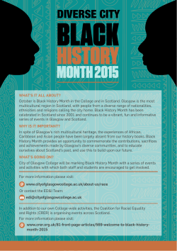 history - City of Glasgow College