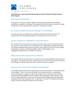 The following are some frequently asked