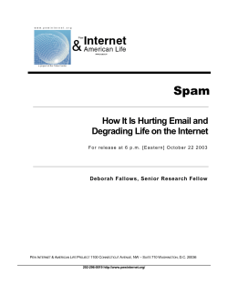 Spam is beginning to undermine the integrity of email