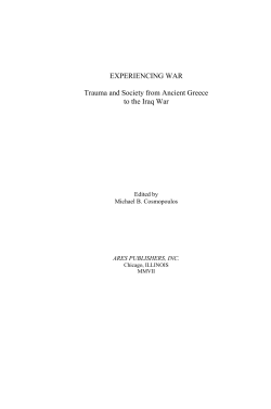 Civilian Knowledge of War and Violence in