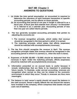 Chapter 3 Answers to Questions